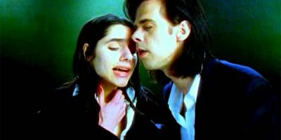 Nick Cave and PJ Harvey in the video clip for 'Henry Lee'