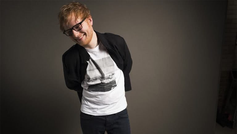 Press shot of English musician Ed Sheeran