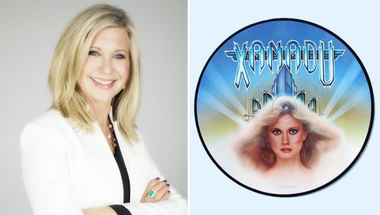 Press photo of Olivia Newton-John and 'Xanadu' one of the most valuable records
