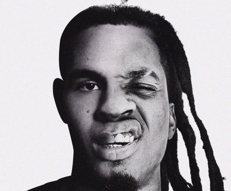 Fused image of Denzel Curry and slowthai