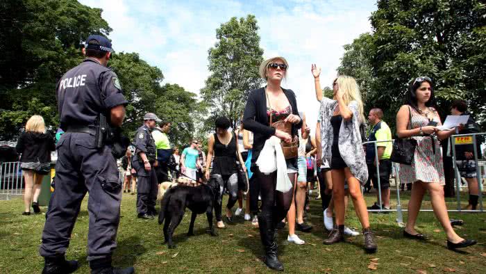 nsw police at music festival