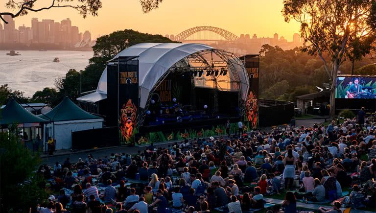 Image of a crowd at Sydney's Twilight At Taronga concert series