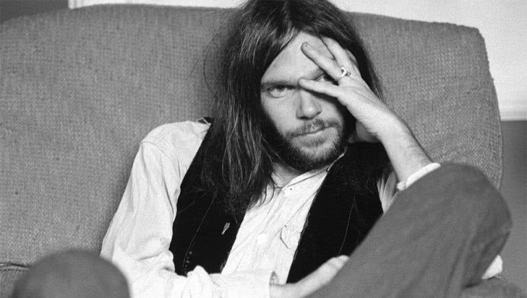 Image of Neil Young in the '70s