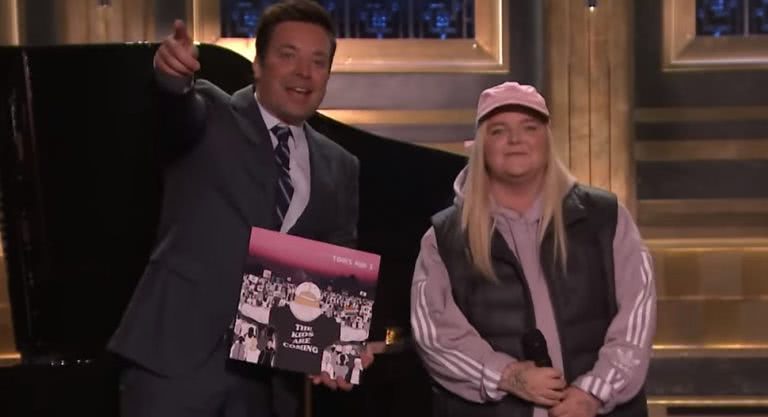 Image of Tones And I on The Tonight Show Starring Jimmy Fallon