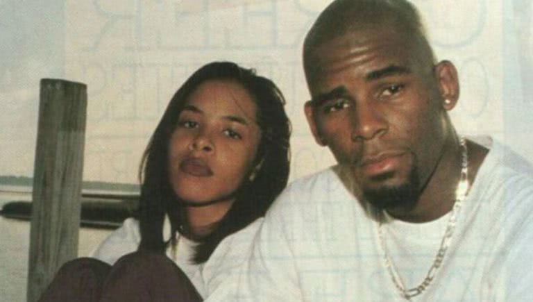 Photo of R. Kelly and Aaliyah