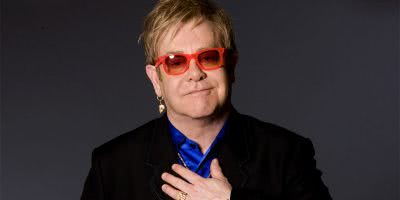 Press photo of music icon Elton John