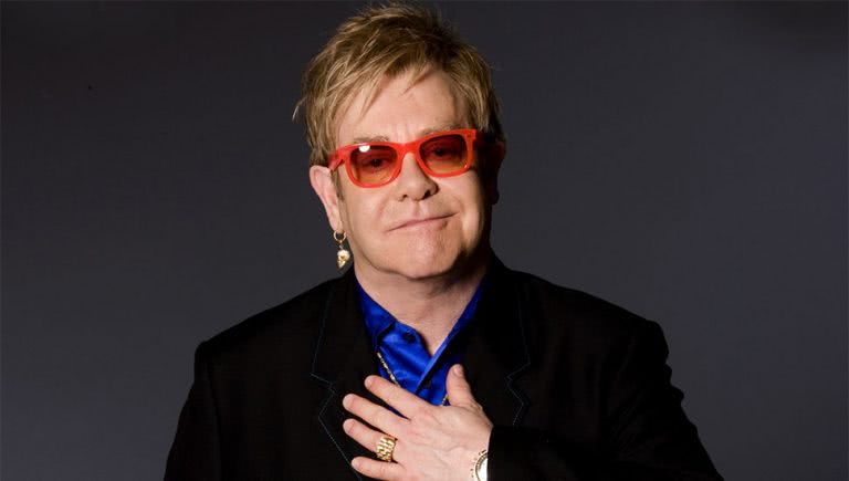 Press photo of music icon Elton John