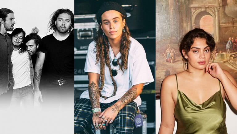 Photo of Gang of Youths, Tash Sultana and Thelma Plum