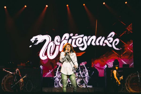 Legendary English rock'n'roll outfit Whitesnake performing live.