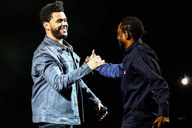 The Weeknd and Kendrick Lamar