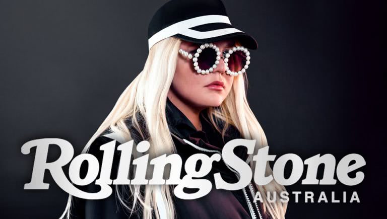 Tones And I with the Rolling Stone Australia logo