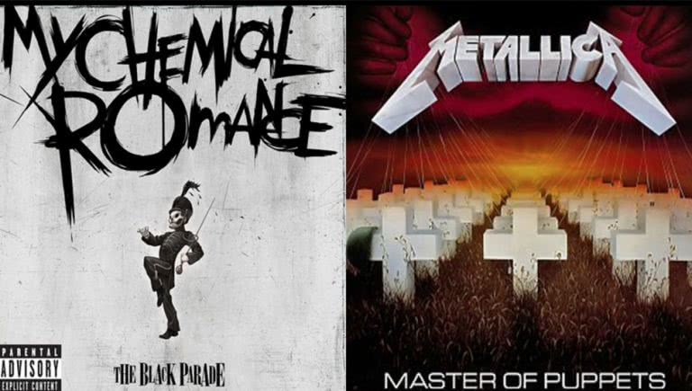 My Chemical Romance and Metallica mashed up together as My Chemical 'Tallica