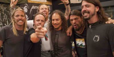 Photo of Metallica and Foo Fighters