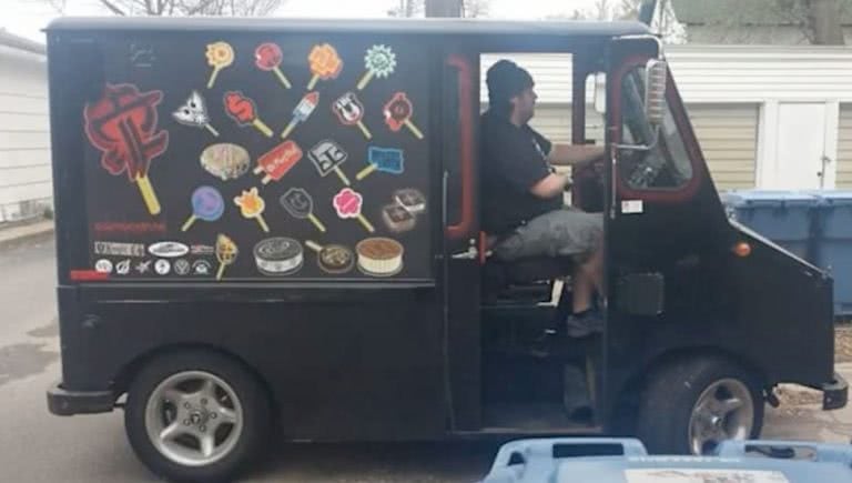 Hell General death metal ice cream truck