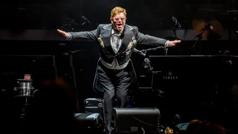 Photo of singer-songwriter Elton John.