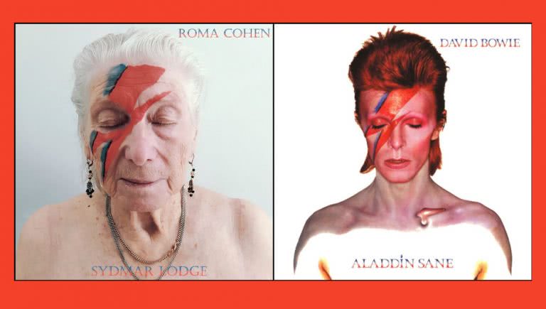 Nursing home in the United Kingdom recreates David Bowie album cover