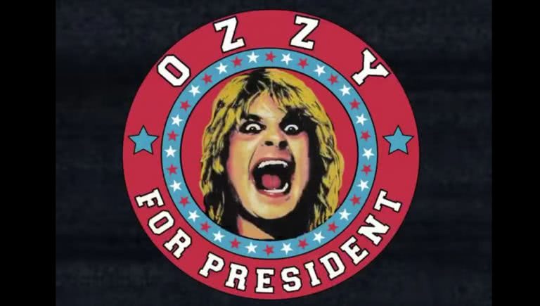 Emblem for Ozzy Osbourne to run for president.