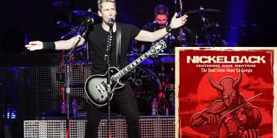 Nickelback in concert The Devil Went Down To Georgia cover