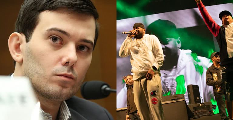 Hip-hop group Wu-Tang Clan and convicted "pharma bro" Martin Shkreli