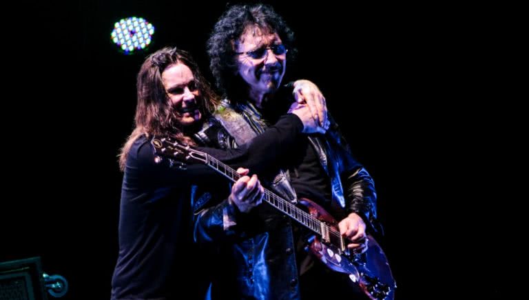 Black Sabbath guitarist Tony Iommi and Ozzy Osbourne Paranoid