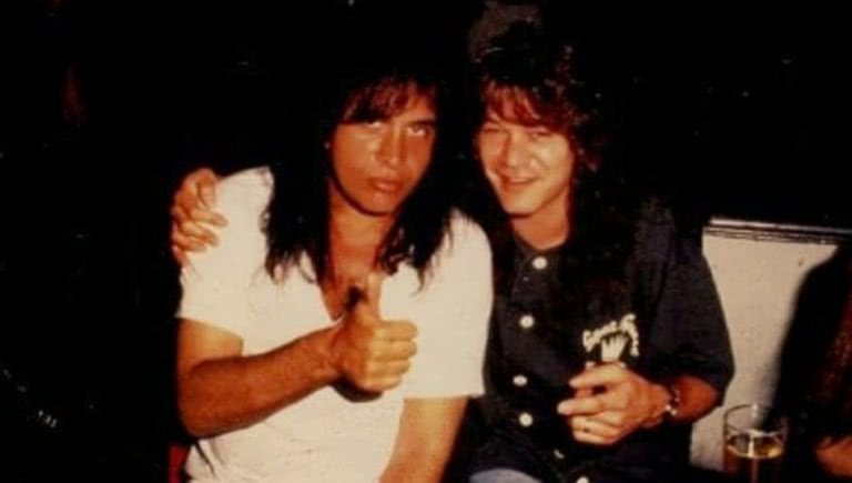 Eddie Van Halen and Gene Simmons