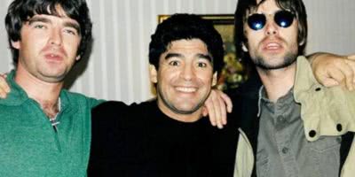 Oasis and Diego Maradona