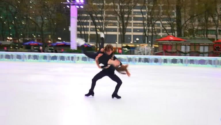 This ice skating duo's routine to Metallica's 'Nothing Else Matters' is strangely beautiful
