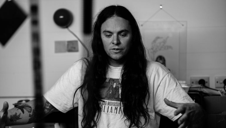 luke henery of violent soho, photographed at mansfield, queensland
