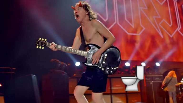 Angus Young reveals he thought of 'Highway to Hell' while sitting on the toilet