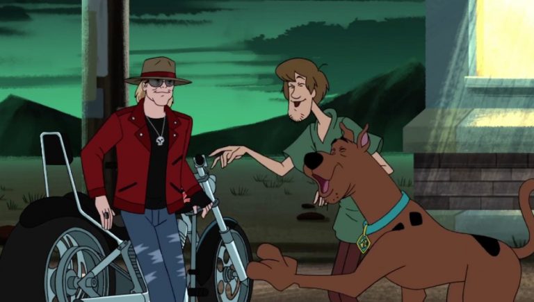 axl rose has made an appearance on scooby doo tv show