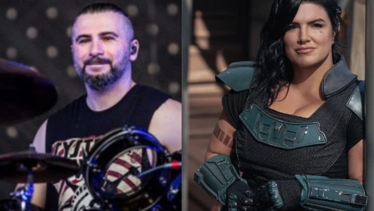 system of a down drummer backs up gina carano