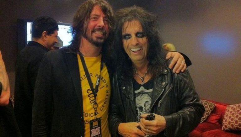 Dave Grohl Alice Cooper