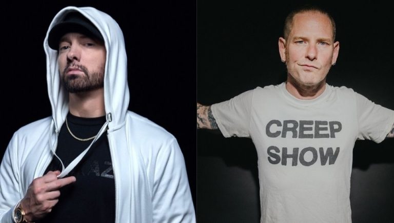 Photo of Eminem and Corey Taylor