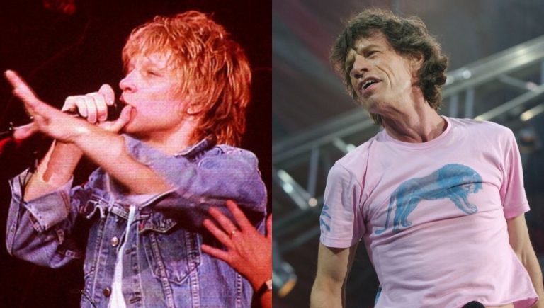 Photo of Jon Bon Jovi and Mick Jagger