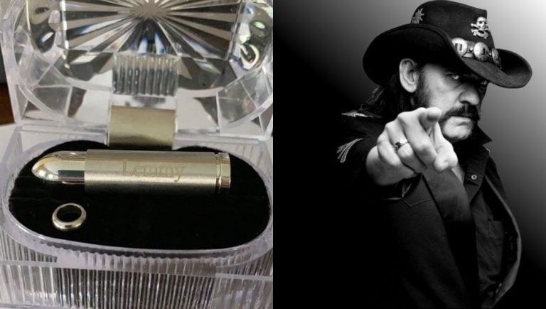 Lemmy had his ashes put in bullets
