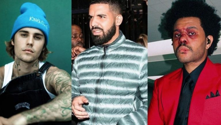 Justin Bieber, Drake and the Weeknd snub the Grammys