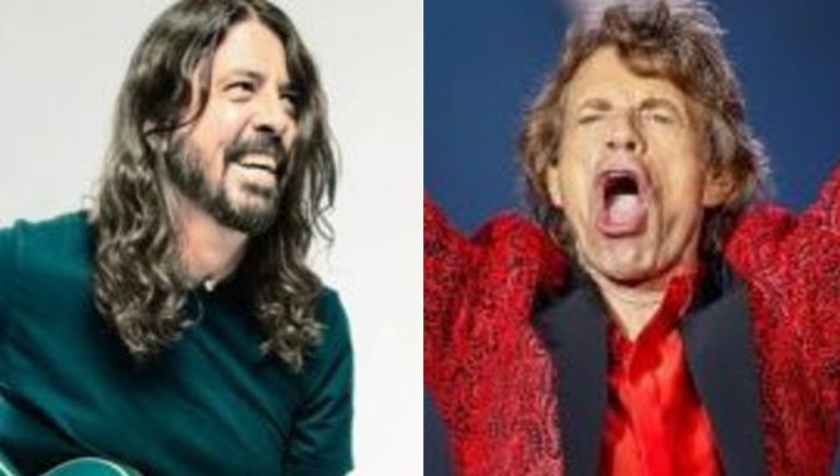 mick jagger on dave grohl