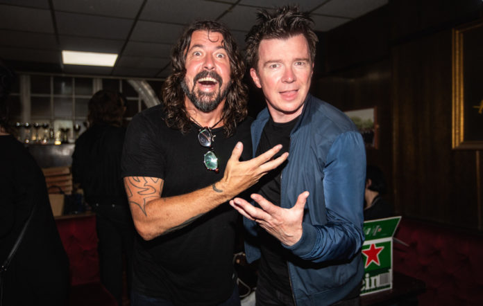 Watch Rick Astley tear through a cover of Foo Fighters 'Everlong'