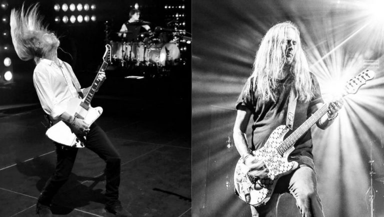 Jerry Cantrell of Alice in Chains has spoken about setting his guitars on fire