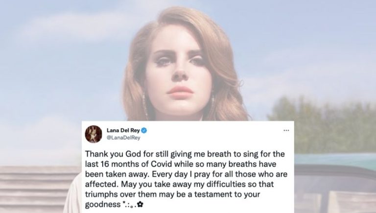 Lana Del Rey thanks God for breath amid COVID pandemic