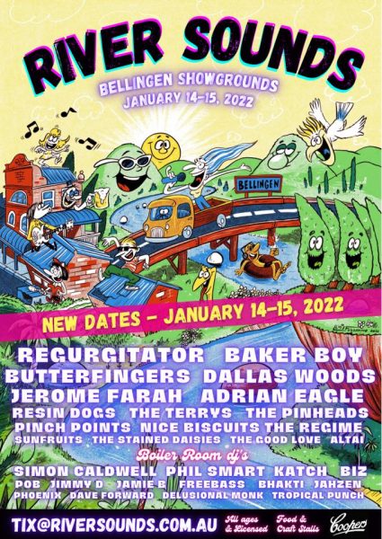 River Sounds Lineup Poster