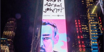 Silverchair's Daniel Johns reminisces as billboard appears in Times Square