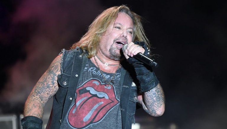 Vince neil fell off stage and broke his ribs during a concert