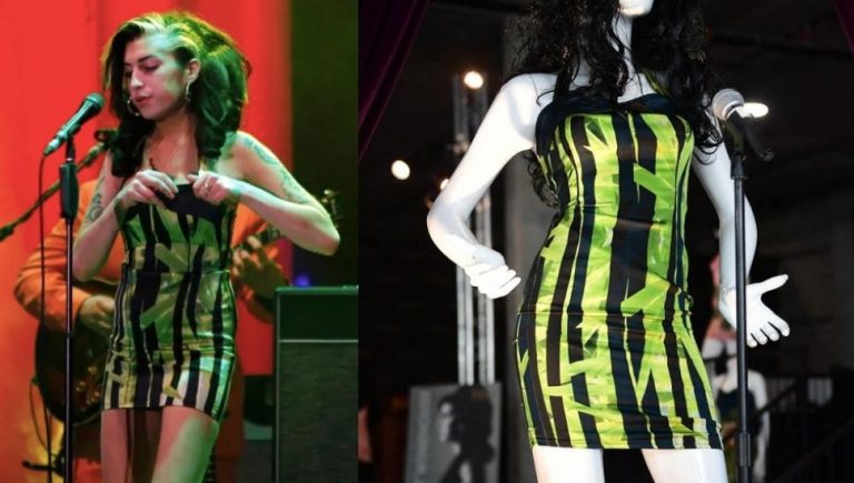 A dress worn by Amy Winehouse at her last concert has sold for over $300,000