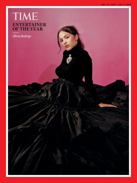 Olivia Rodrigo on the cover of Time Magazine