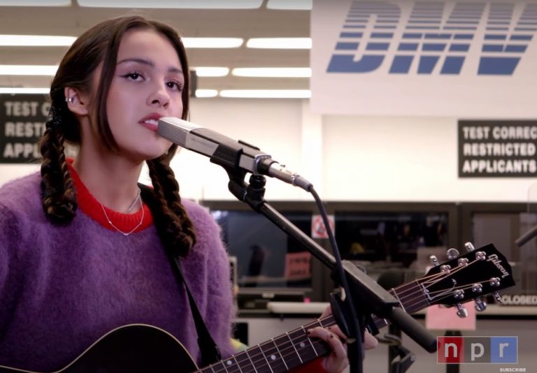 Watch Olivia Rodrigo perform a set at the DMV for Tiny Desk Concert