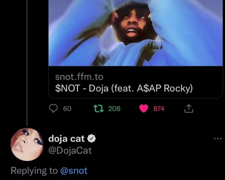 Doja Cat calls out $not cropped