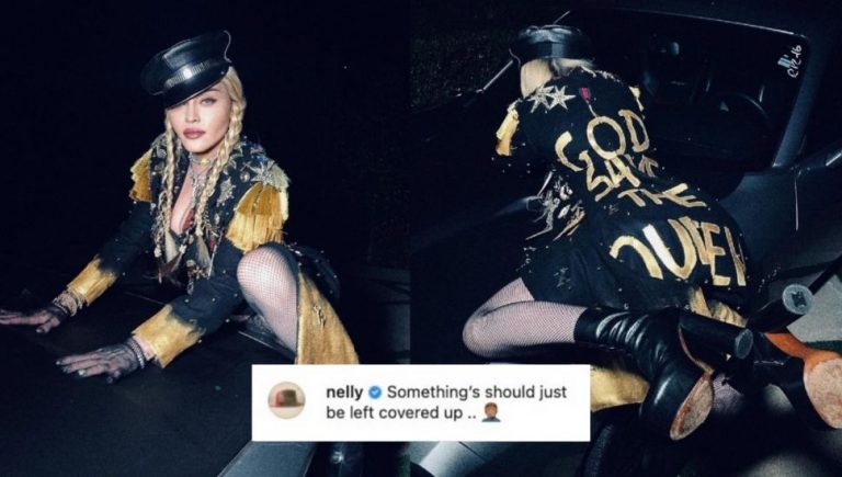 Nelly told Madonna to cover up