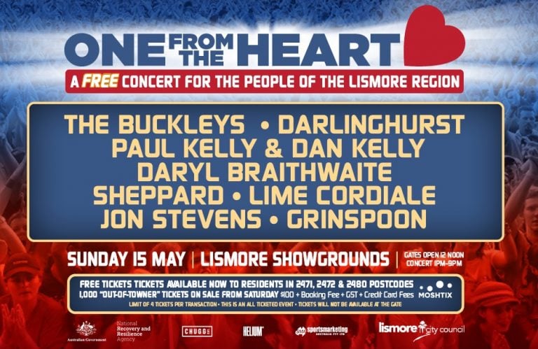 Lime Cordiale, Paul Kelly & more to perform at Lismore benefit concert