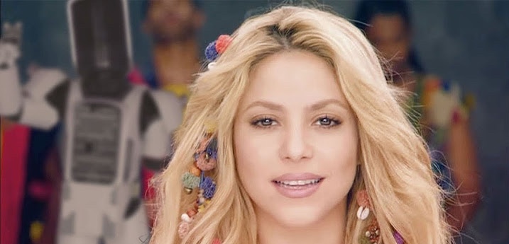 What's with all the weird robots lurking in Shakira's music videos?